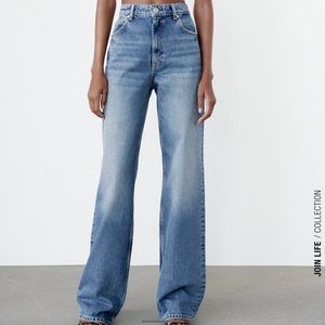 Zara wide leg jeans